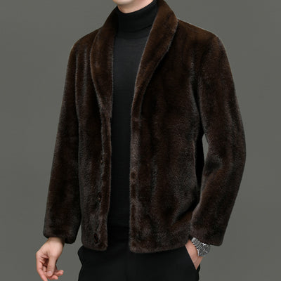 Double-Sided Padded Fur Coat