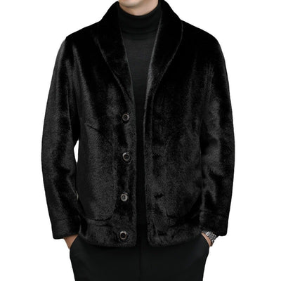 Double-Sided Padded Fur Coat