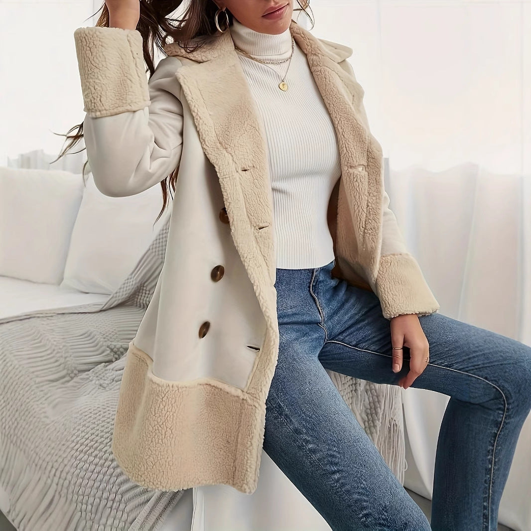 Lamb Wool Long Coat