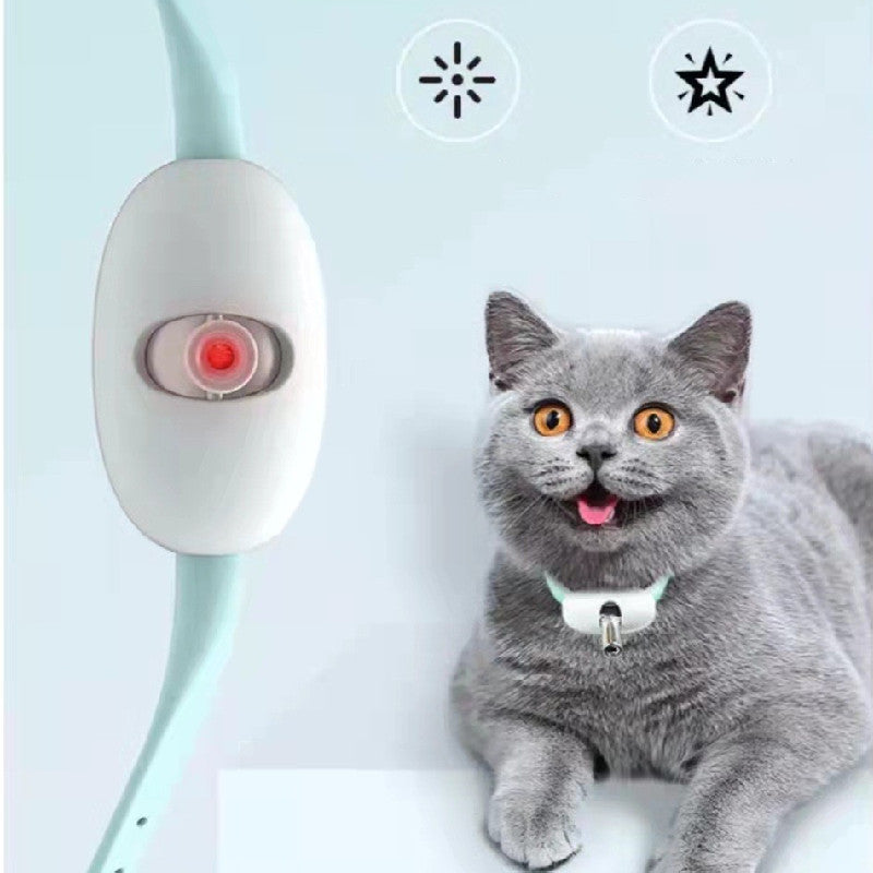 Smart Laser Teasing Cat Collar Toy