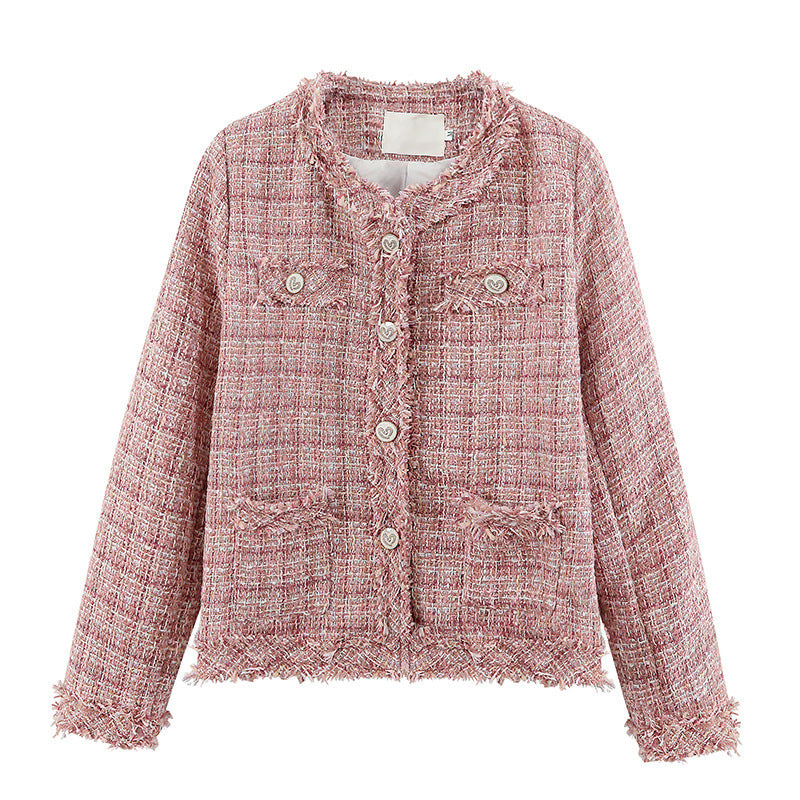 Classic Style Tweed Cardigan Coat