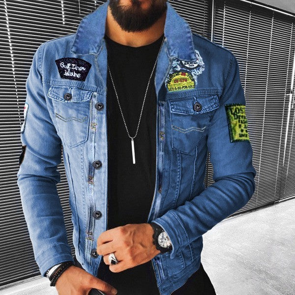 Lamb Wool Denim Jacket