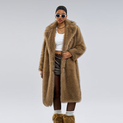 Winter Fur Overcoat