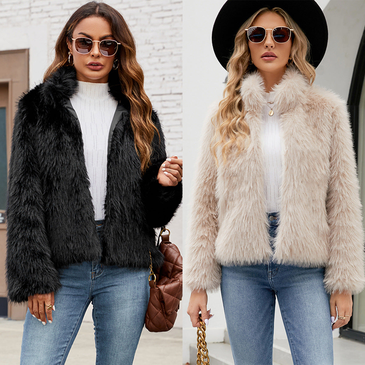 Casual Short Women's Fur Coat