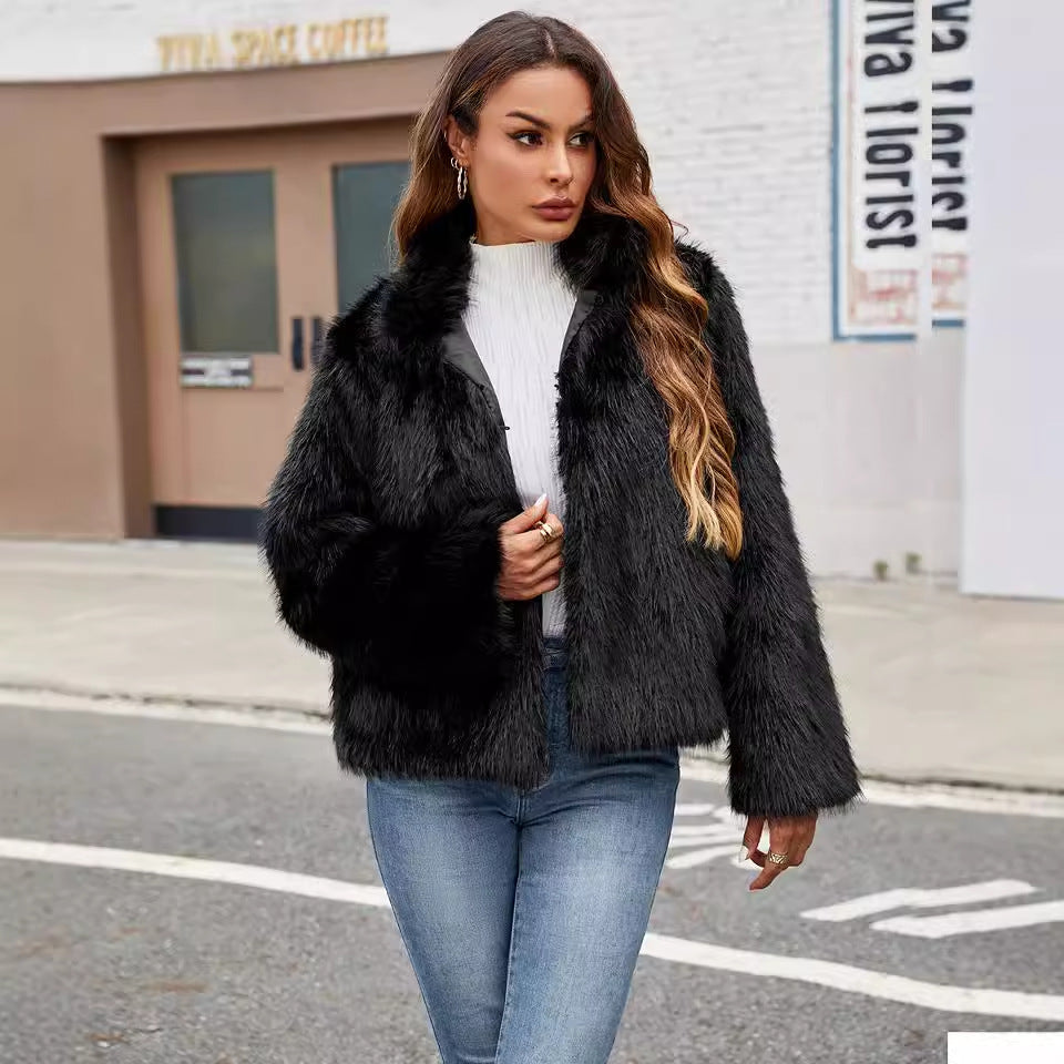 Casual Short Women's Fur Coat