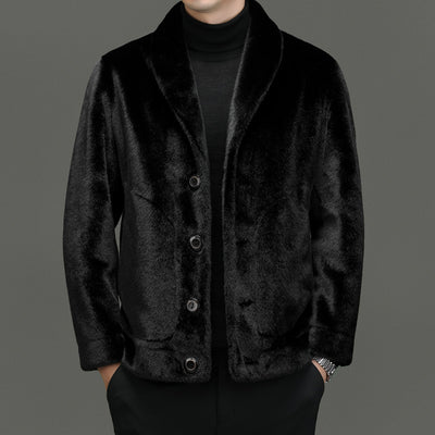 Double-Sided Padded Fur Coat