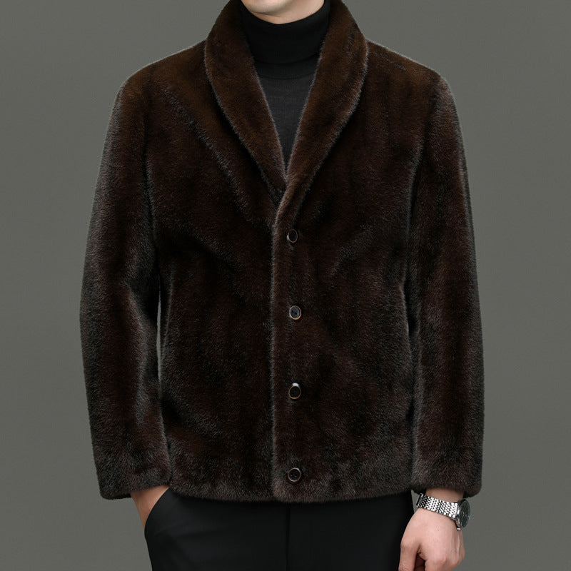 Double-Sided Padded Fur Coat