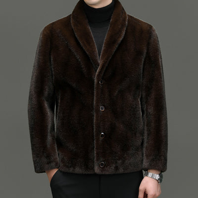 Double-Sided Padded Fur Coat