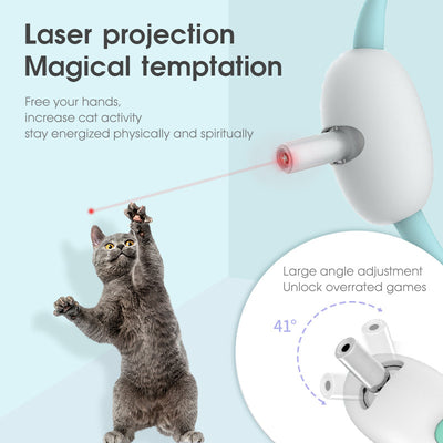 Smart Laser Teasing Cat Collar Toy